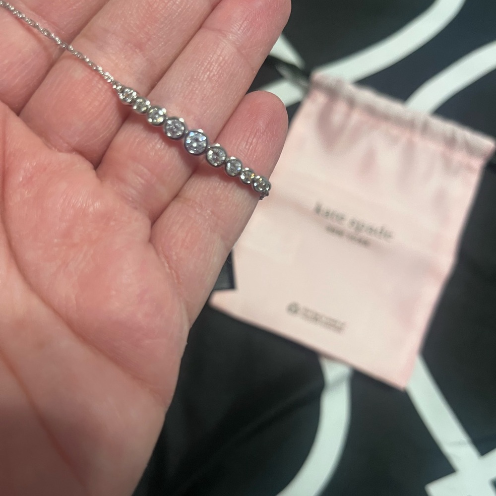 Kate Spade Silver Crystal Bracelet